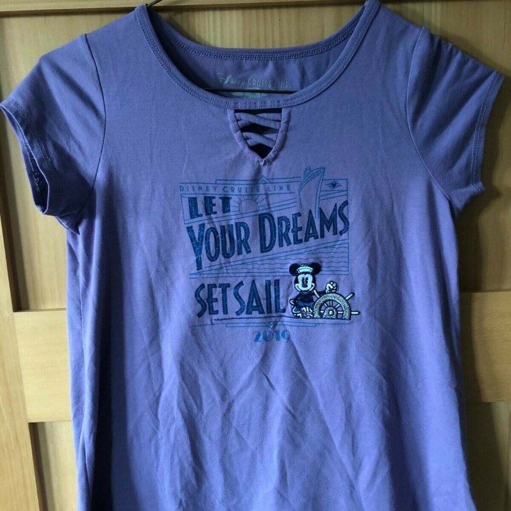 Disney Cruise Lines Mickey "Let Your Dreams Set.."